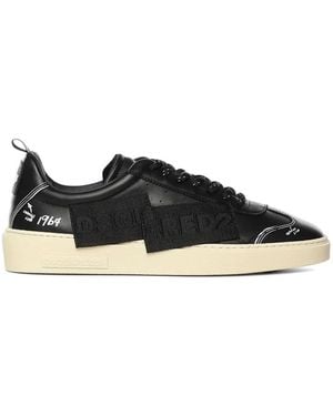 DSquared² Rider Sneakers Mit Buchstaben-Applikation - Schwarz