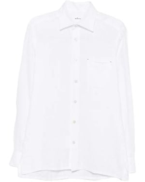 Kiton Chest-Pocket Shirt - White