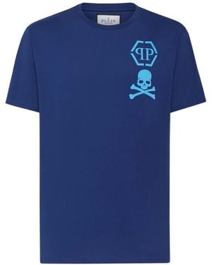 Philipp Plein ロゴ Tシャツ - ブルー