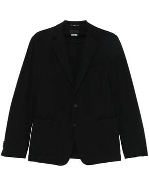BOSS Single-Breasted Blazer - Black
