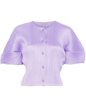 Pleats Please Issey Miyake Monthly Colors: April シャツ - パープル