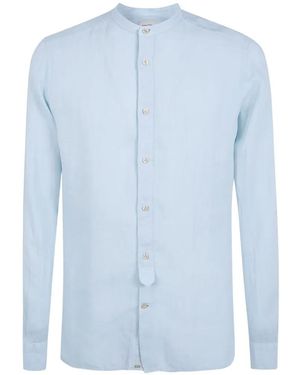Tintoria Mattei 954 Linen Shirt - Blue