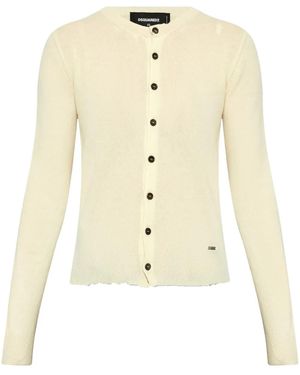 DSquared² Woollen Cardigan - Natural