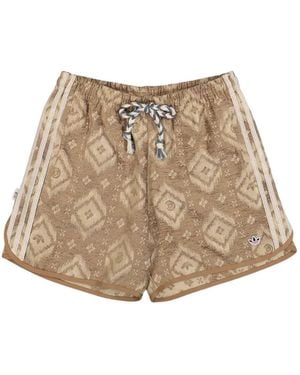 adidas Heritage Jacquard Shorts - Natural
