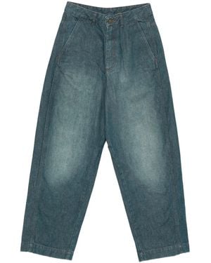 Soeur Button-Fly Straight Jeans - Blue