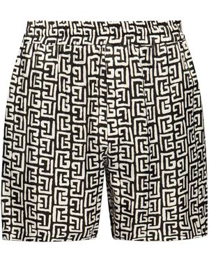 Balmain 4g デッキショーツ - ブラック