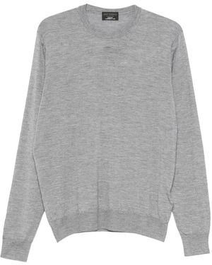 Dell'Oglio Crew Neck Jumper - Grey