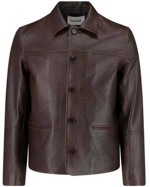 Tonywack Leather Jacket - Brown