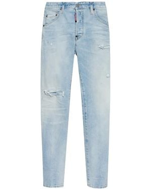 DSquared² Distressed Faded Jeans - Blue