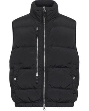 Stone Island G100006 Padded Stand Collar Gilet - Black