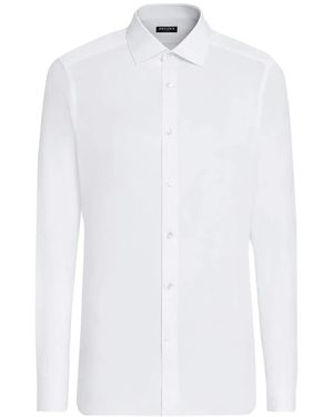 ZEGNA Cotton Shirt - White