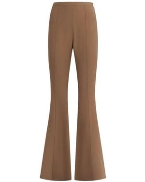 ‎Taller Marmo Mae Flared Trousers - Brown