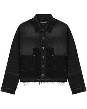 ANDERSSON BELL Jeansjacke im Distressed-Look - Schwarz