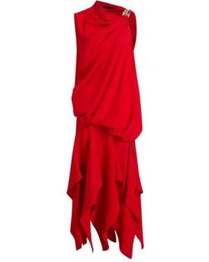 Proenza Schouler ドレープ ドレス - レッド