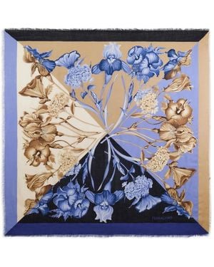 Ferragamo Cashmere Scarf - Blue
