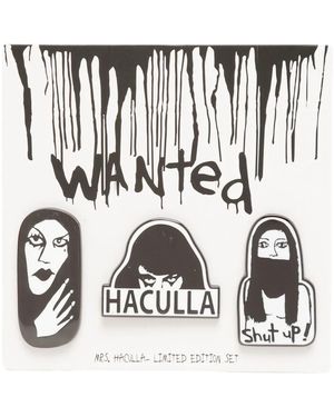 Haculla Juego De Pines Mrs - Negro