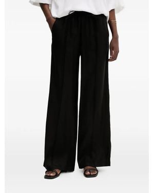 Isabelle Blanche Drawstring Trousers - Black