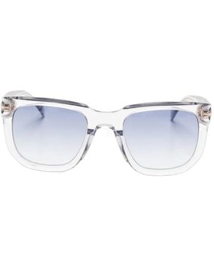 David Beckham Db 7118/S Square-Frame Sunglasses - Blue