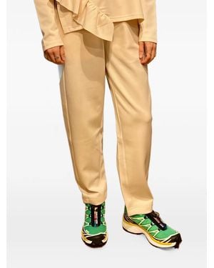 Psophia Drawstring Track Trousers - Yellow