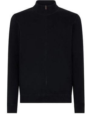 Boglioli Cardigan mit Reißverschluss - Schwarz