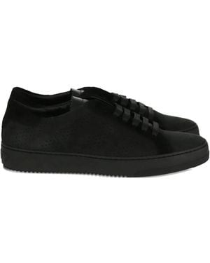 Off-White c/o Virgil Abloh Perforated Lace-Up Sneakers - Black