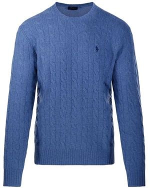 Ralph Lauren Cable-Knit Jumper - Blue