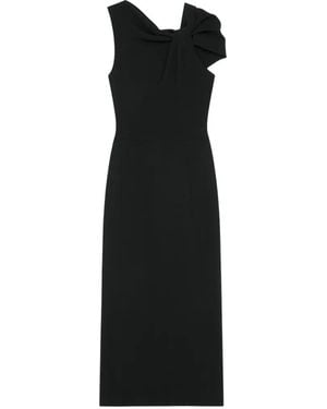 Givenchy Draped Pencil Dress - Black