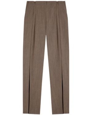 IRO Auge Pleated Pants - Brown