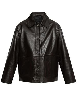Rag & Bone Panelled Leather Jacket - Black