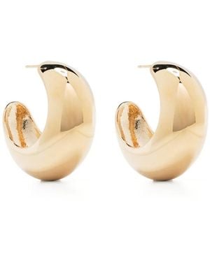 Isabel Marant Pendientes De Aro Crescent - Neutro