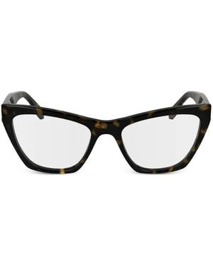 Karl Lagerfeld キャットアイ眼鏡フレーム - ブラック