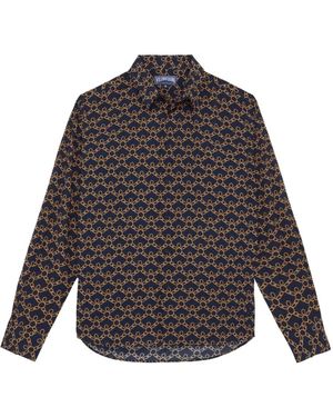 Vilebrequin Camisa De Manga Larga - Gris