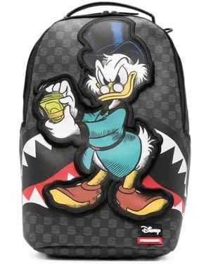 Sprayground X Disney Scrooge Mcduck Shark Mouth Rucksack - Grau