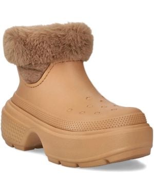 Crocs™ Stomp 55mm プラットフォームブーツ - ブラウン