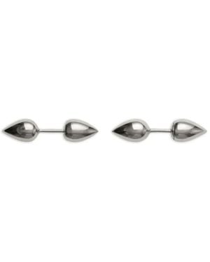 Burberry Spear-Shaped Stud Earrings - White