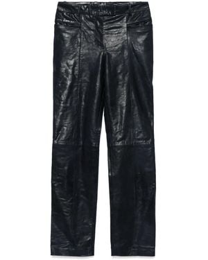 Remain Schmale Lederhose - Blau