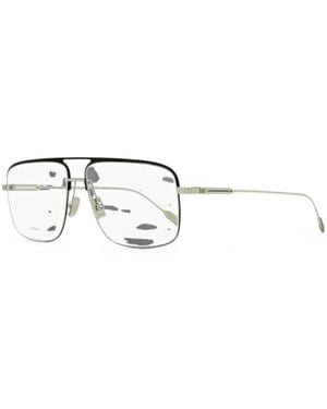 RIMOWA Gafas De Sol Con Doble Puente Y Montura Estilo Piloto - Blanco