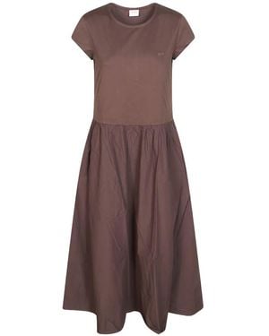 Sun 68 Embroidered Maxi Dress - Brown