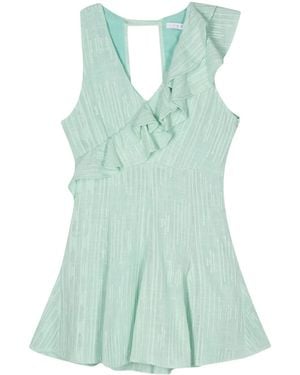 IRO Adely Cotton Mini Dress - Green