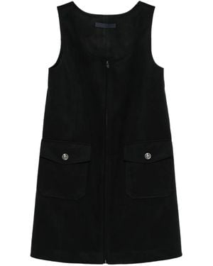 Juun.J Minikleid mit Klappentasche - Schwarz