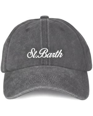MC2 Saint Barth Honkbalpet Met Geborduurd Logo - Grijs