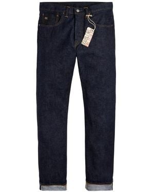 RRL Rrl Slim Fit Selvedge Jeans - Blue