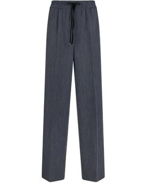 Liu Jo Pinstripe Pants - Blue