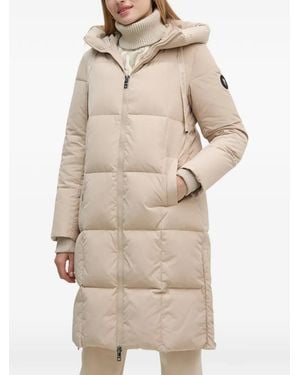 Mos Mosh Mmnova Hooded Quilted Coat - Natural