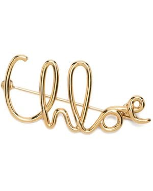 Chloé Chloé Iconic Pin - Metallic