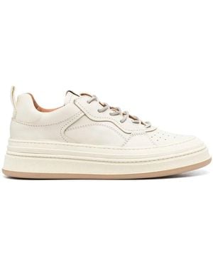 Buttero Leather Low-Top Sneakers - White