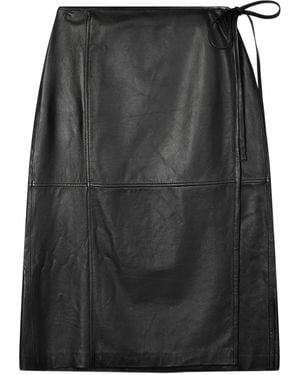 Paul Smith Falda Midi A Paneles - Negro