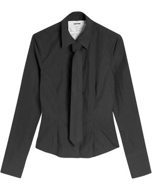Better Tie-Detail Shirt - Black
