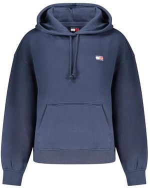 Tommy Hilfiger Logo-Patch Hoodie - Blue