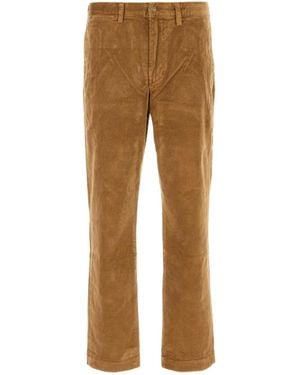 Polo Ralph Lauren Corduroy Straight-Leg Trousers - Brown